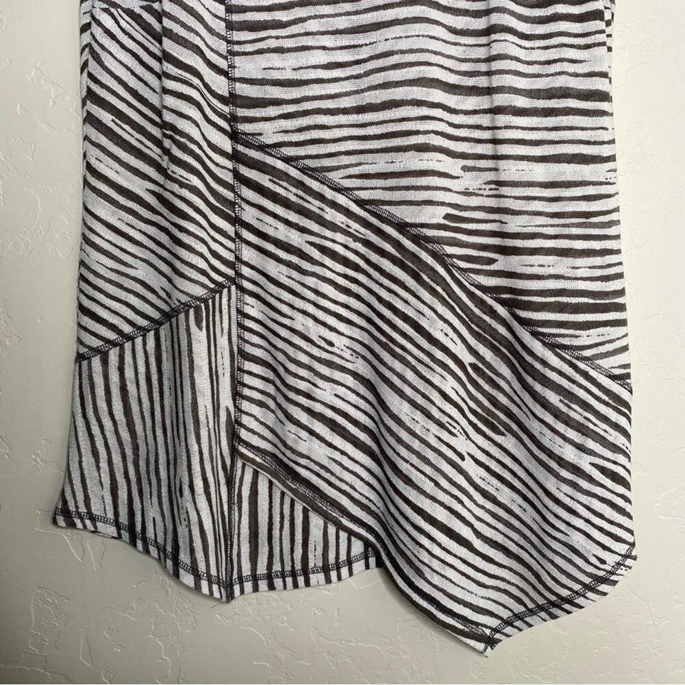 Ts Taking Shape Zebra Patchwork Asymmetrical Hem … - image 4